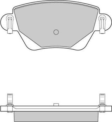 O-Pure DRFD1435 - Тормозные колодки, дисковые, комплект www.autospares.lv