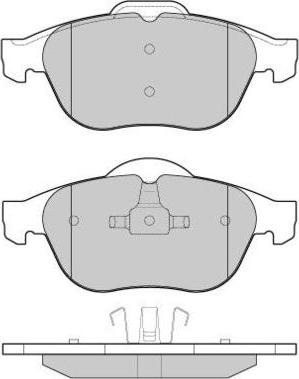 E.T.F. 12-0970 - Тормозные колодки, дисковые, комплект www.autospares.lv