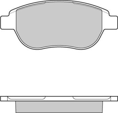 E.T.F. 12-0972 - Тормозные колодки, дисковые, комплект www.autospares.lv