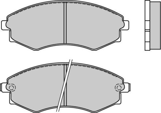 E.T.F. 12-0494 - Тормозные колодки, дисковые, комплект www.autospares.lv