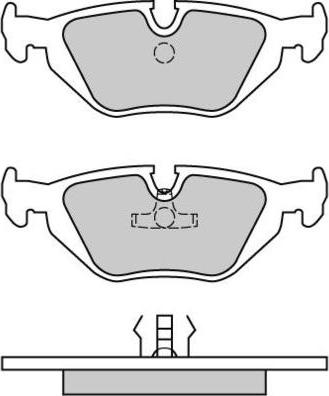 E.T.F. 12-0498 - Bremžu uzliku kompl., Disku bremzes autospares.lv