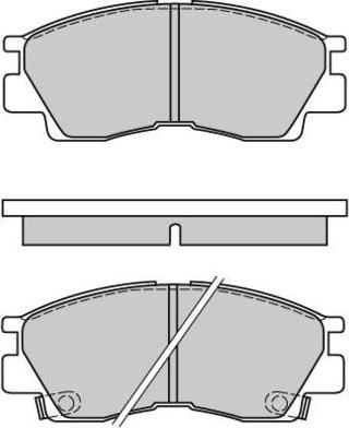 E.T.F. 12-0453 - Bremžu uzliku kompl., Disku bremzes autospares.lv