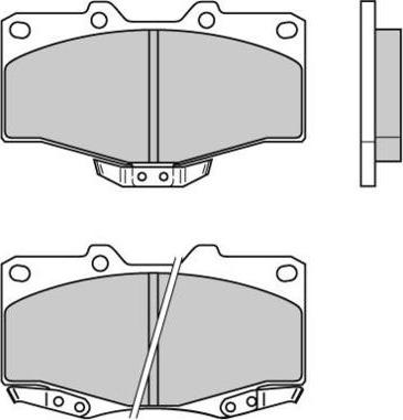 E.T.F. 12-0463 - Bremžu uzliku kompl., Disku bremzes www.autospares.lv