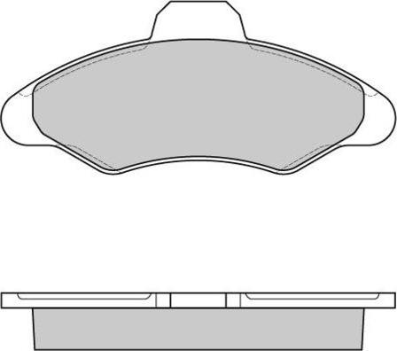 SAFELINE TDB617 - Тормозные колодки, дисковые, комплект www.autospares.lv