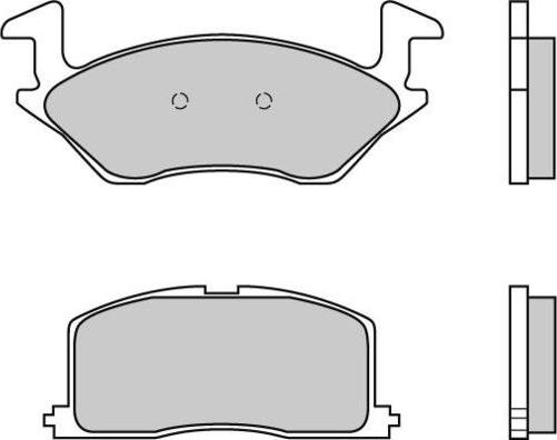 E.T.F. 12-0481 - Тормозные колодки, дисковые, комплект www.autospares.lv