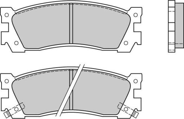 E.T.F. 12-0422 - Bremžu uzliku kompl., Disku bremzes www.autospares.lv