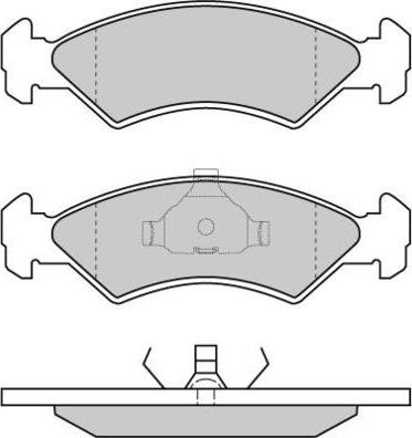 E.T.F. 12-0427 - Тормозные колодки, дисковые, комплект www.autospares.lv