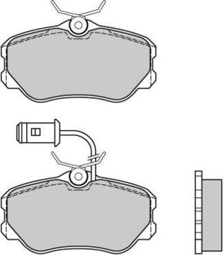 E.T.F. 12-0474 - Тормозные колодки, дисковые, комплект www.autospares.lv