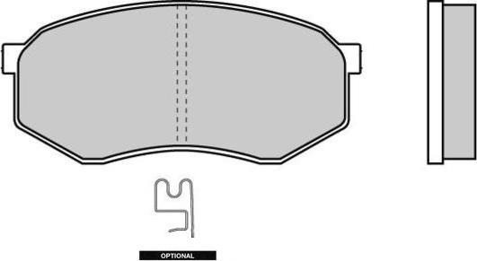 E.T.F. 12-0476 - Тормозные колодки, дисковые, комплект www.autospares.lv