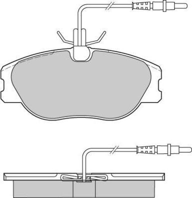 E.T.F. 12-0598 - Bremžu uzliku kompl., Disku bremzes www.autospares.lv