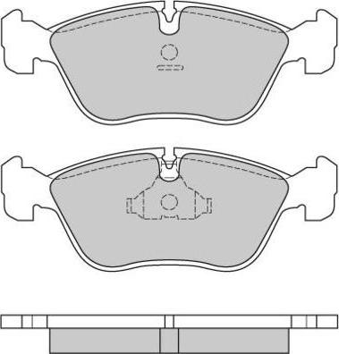 Starline BD S391P - Brake Pad Set, disc brake www.autospares.lv