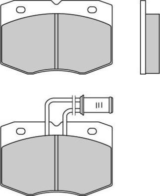 E.T.F. 12-0556 - Bremžu uzliku kompl., Disku bremzes www.autospares.lv