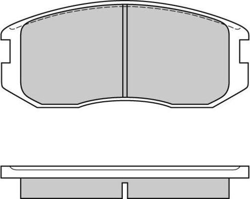 E.T.F. 12-0558 - Тормозные колодки, дисковые, комплект www.autospares.lv