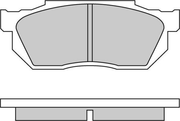 E.T.F. 12-0501 - Тормозные колодки, дисковые, комплект www.autospares.lv