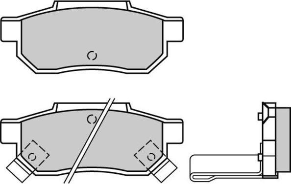 E.T.F. 12-0530 - Bremžu uzliku kompl., Disku bremzes autospares.lv