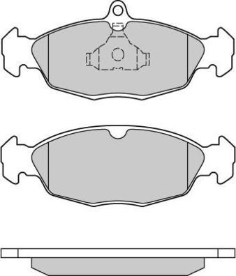 E.T.F. 12-0520 - Тормозные колодки, дисковые, комплект www.autospares.lv