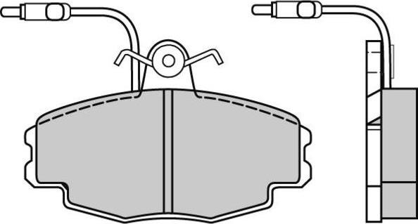 E.T.F. 12-0528 - Bremžu uzliku kompl., Disku bremzes autospares.lv