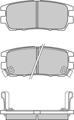 E.T.F. 12-0574 - Bremžu uzliku kompl., Disku bremzes www.autospares.lv