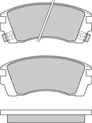 BOSCH 986461760 - Brake Pad Set, disc brake www.autospares.lv