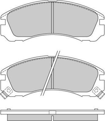 E.T.F. 12-0573 - Bremžu uzliku kompl., Disku bremzes www.autospares.lv