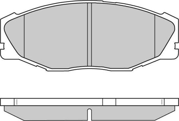 E.T.F. 12-0697 - Bremžu uzliku kompl., Disku bremzes www.autospares.lv