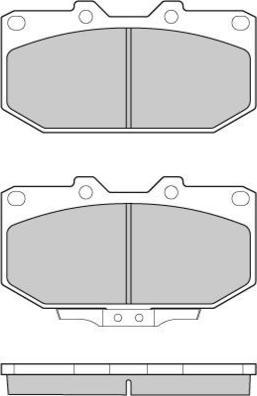 E.T.F. 12-0649 - Bremžu uzliku kompl., Disku bremzes www.autospares.lv