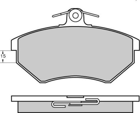 FTE BL2377A1 - Тормозные колодки, дисковые, комплект www.autospares.lv