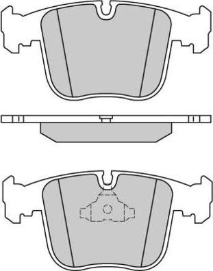 E.T.F. 12-0651 - Brake Pad Set, disc brake www.autospares.lv