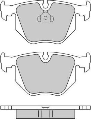 E.T.F. 12-0652 - Brake Pad Set, disc brake www.autospares.lv