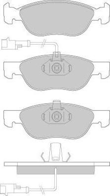 E.T.F. 12-0667 - Bremžu uzliku kompl., Disku bremzes www.autospares.lv