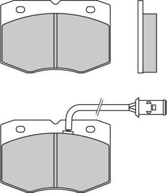 E.T.F. 12-0609 - Bremžu uzliku kompl., Disku bremzes www.autospares.lv