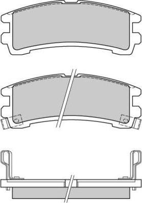 E.T.F. 12-0619 - Bremžu uzliku kompl., Disku bremzes www.autospares.lv