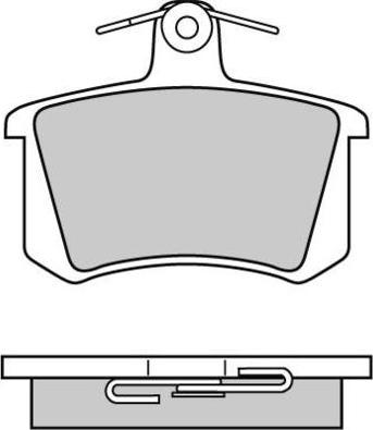 E.T.F. 12-0612 - Тормозные колодки, дисковые, комплект www.autospares.lv