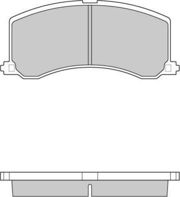 E.T.F. 12-0684 - Тормозные колодки, дисковые, комплект www.autospares.lv