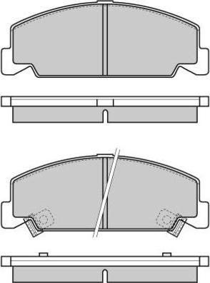 E.T.F. 12-0634 - Bremžu uzliku kompl., Disku bremzes autospares.lv