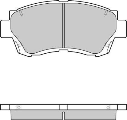 E.T.F. 12-0635 - Тормозные колодки, дисковые, комплект www.autospares.lv