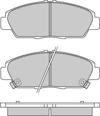 E.T.F. 12-0621 - Brake Pad Set, disc brake www.autospares.lv