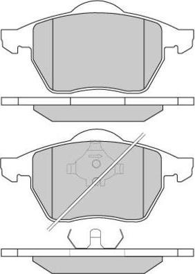 E.T.F. 12-0679 - Brake Pad Set, disc brake www.autospares.lv