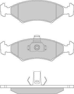 E.T.F. 12-0675 - Bremžu uzliku kompl., Disku bremzes www.autospares.lv