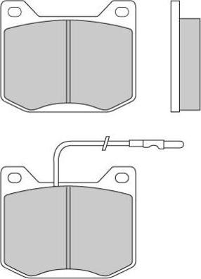 E.T.F. 12-0014 - Тормозные колодки, дисковые, комплект www.autospares.lv