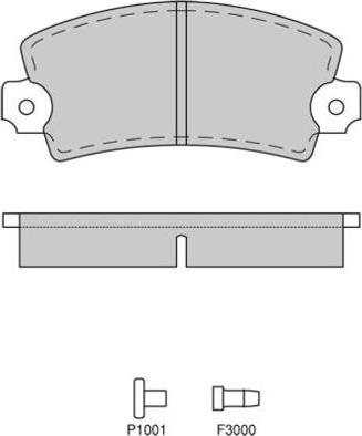 E.T.F. 12-0026 - Bremžu uzliku kompl., Disku bremzes autospares.lv