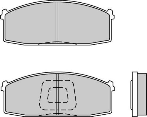 E.T.F. 12-0199 - Brake Pad Set, disc brake www.autospares.lv