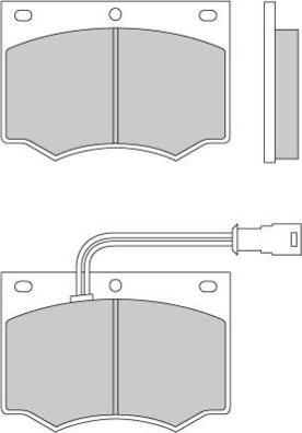 Ferodo TAR240 - Bremžu uzliku kompl., Disku bremzes www.autospares.lv