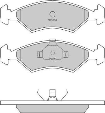 E.T.F. 12-0163-1 - Bremžu uzliku kompl., Disku bremzes www.autospares.lv