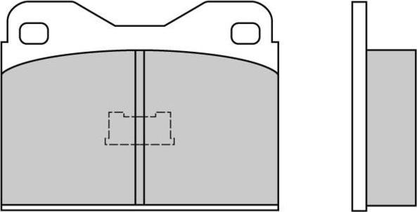 E.T.F. 12-0136 - Тормозные колодки, дисковые, комплект www.autospares.lv