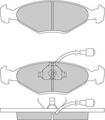 E.T.F. 12-0177 - Bremžu uzliku kompl., Disku bremzes autospares.lv