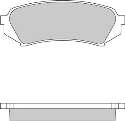 E.T.F. 12-0899 - Brake Pad Set, disc brake www.autospares.lv