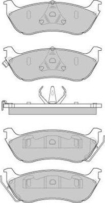 KRAFT AUTOMOTIVE 6011160 - Bremžu uzliku kompl., Disku bremzes www.autospares.lv