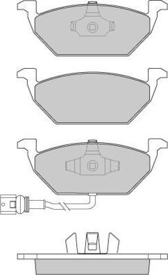 E.T.F. 12-0848 - Bremžu uzliku kompl., Disku bremzes autospares.lv