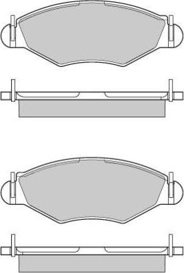 E.T.F. 12-0847 - Bremžu uzliku kompl., Disku bremzes autospares.lv